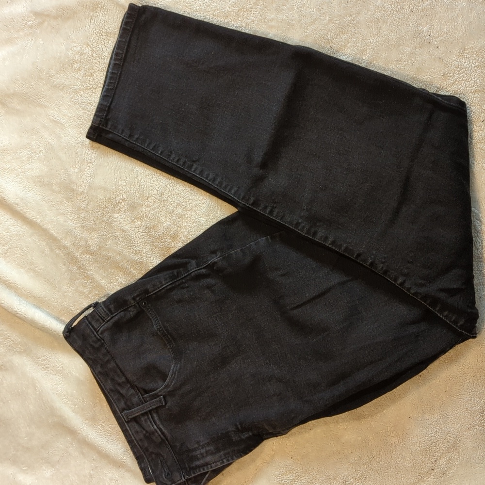Old navy jeans 16 long/tall. Power slim straight legs. 1 pair button fly